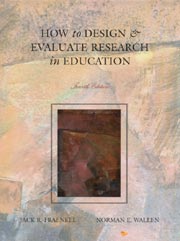 Fraenkel J.R., Wallen, N.E. How to Design and Evaluate Research in Education